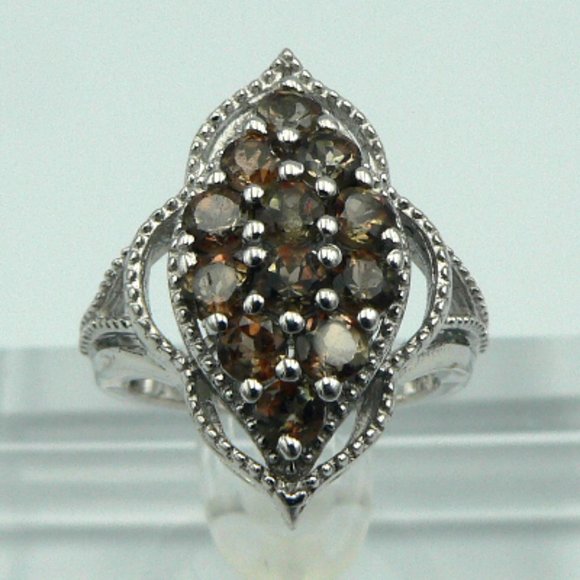 Sz 5 Genuine Jenipapo Andalusite Ring NWOT - Picture 1 of 4